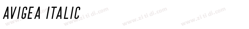 Avigea Italic字体转换